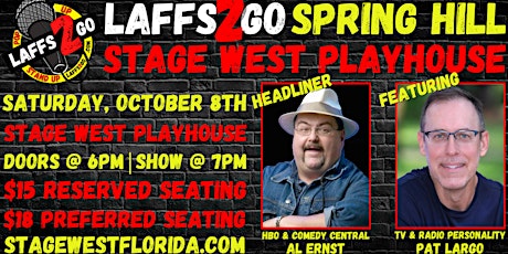 From Comedy Central & HBO - Al Ernst - Saturday, October 8th in Spring Hill