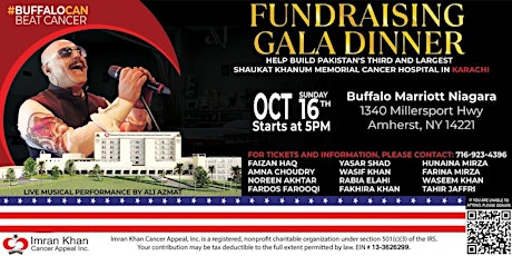 Shaukat Khanum Fundraising Gala Dinner in Buffalo, USA