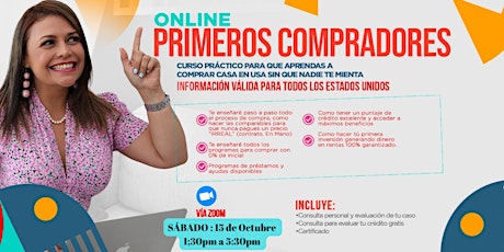 CURSO ONLINE PRIMEROS COMPRADORES / TÚ PRIMERA INVERSIÓN /MULTIPROPIEDADES