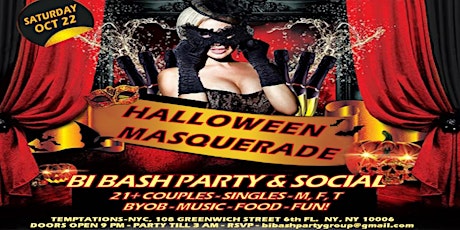 Bi Bash Halloween Masquerade Party