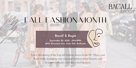 Fall Fashion Month Event