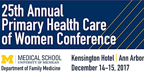 25th Annual Primary Health Care of Women Conference primary image
