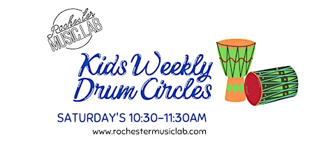 Kids Weekly Drum Circle at Rochester Music Lab