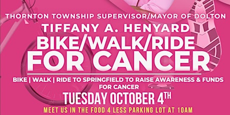 Tiffany A. Henyard CARES Walk Bike Ride for Breast Cancer