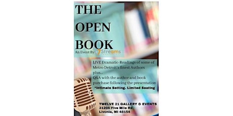"The Open Book" an event by 7 Streams Productions