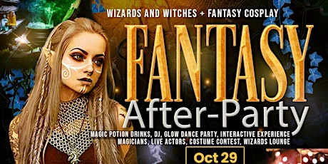 Wizards and Witches + Fantasy Characters - Themed After-Party for Halloween