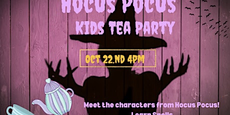 Hocus Pocus Kids Tea Party