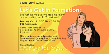 Let's Get Into Formation: Learn about having an LLC Business