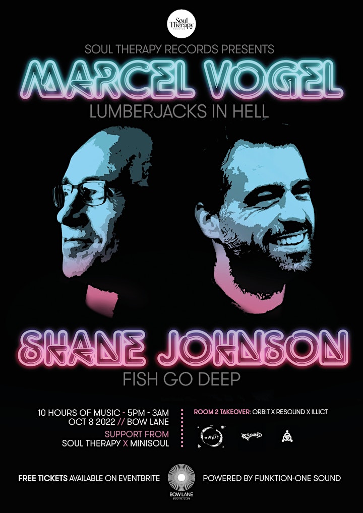 Soul Therapy Records presents Marcel Vogel & Shane Johnson image