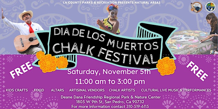 Dia de Los Muertos Chalk Festival &  Artists Craft Fair image