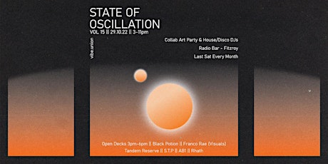 State of Oscillation: House Music & Collaborative Art Monthly Party