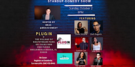 Complimentary Standup Comedy Show at the PlugIn at Gulfstream