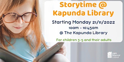 Storytime @ The Kapunda Library
