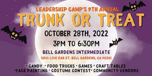 LEADERSHIP CAMP'S 9TH ANNUAL TRUNK OR TREAT