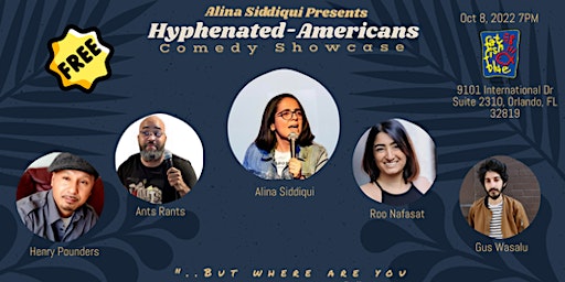 FREE COMEDY SHOW - Hyphenated-Americans - Fat Fish Blues Orlando