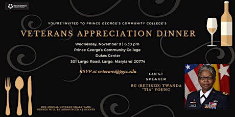 Veterans Appreciation Dinner & Veteran Shark Tank Award ceremony
