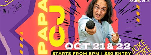 Collection image for Comedy Headliner - Papa CJ - Oct 21 & 22