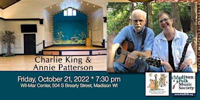 Charlie King and Annie Patterson in concert