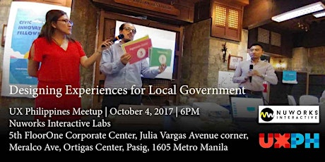 UXPH Meetup: Designing Experiences for Local Government primary image