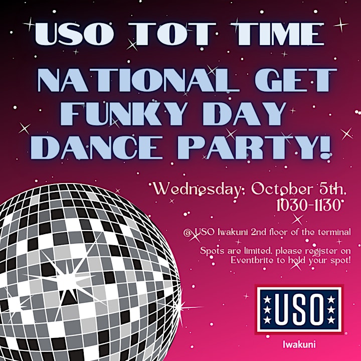 Tot Time- National Get Funky Day Dance Party image