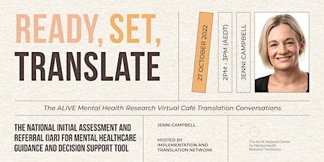 The ALIVE Mental Health Research Virtual Café Translation Conversations #8