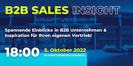B2B Sales Insight feat. Marketing-Club Chemnitz