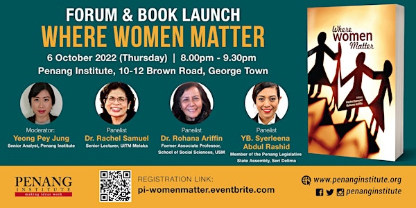 [Forum & Book Launch] Where Women Matter
