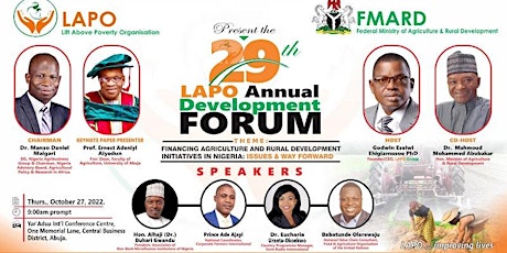 LAPO Annual Development Forum, Oct 27, 2022