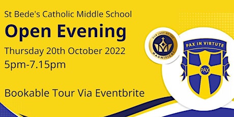 St Bede's Catholic Middle School (Redditch) - Open Evening 2022