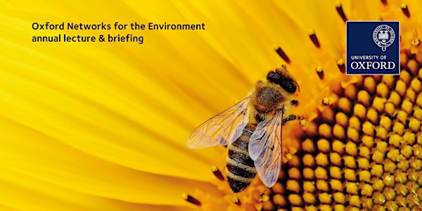 Oxford Networks for the Environment Annual lecture and briefing event