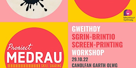 Gweithdy  Sgrin-brintio // Screen-printing Workshop