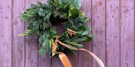 Festive wreath making