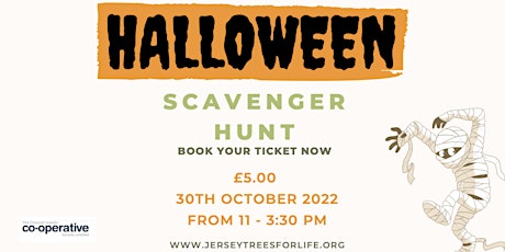 Halloween Scavenger Hunt Jersey 11-1 pm session