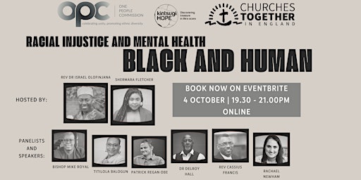 Racial Injustice and Mental Health | Black and Human ONLINE