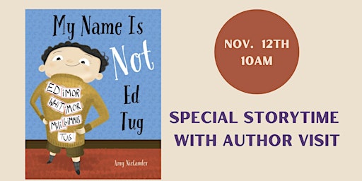 November storytime with author visit