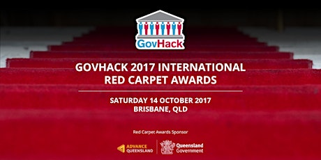 GovHack 2017 International Red Carpet Awards