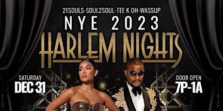 Hauptbild für West  Suburbs NYE into 2023 Harlem Nights Theme