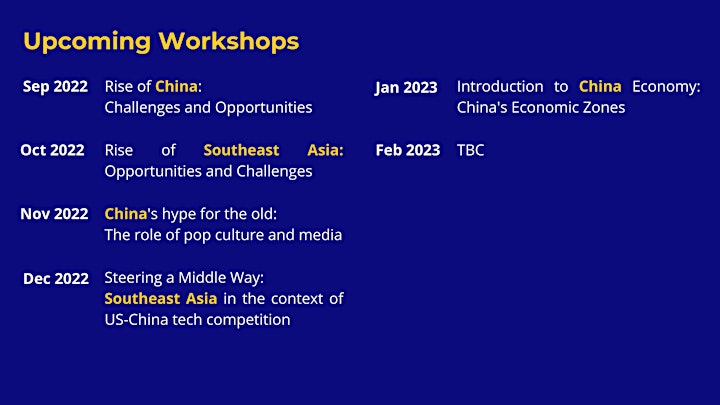 SEAkers Learn: Introduction to Southeast Asia: Opportunities and Challenges image