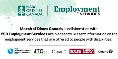 March of Dimes Canada - Employment Services