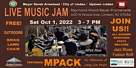 The Ultimate Live Music Jam in Linden Raymond Wood Bauer Promenade  Join Us