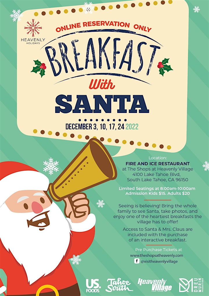 Breakfast with Santa @ Fire & Ice image