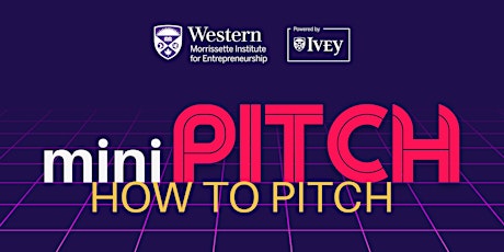 miniPITCH: How to Pitch Workshop