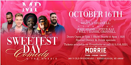 Murray Productions Presents: Sweetest Day Comedy Show at The Morrie