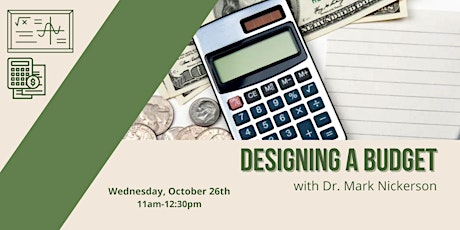 Building a Budget Workshop, with Dr. Mark Nickerson