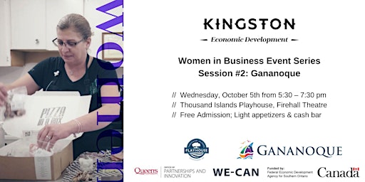 Women in Business Event Series - Session #2: Gananoque