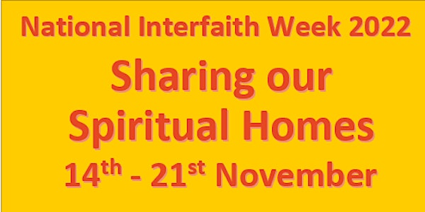 National Interfaith Week in Cheltenham - Sharing our Spiritual Homes