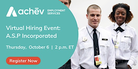 Virtual Hiring Event: A.S.P. Incorporated