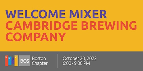 SEGD Boston: Welcome Mixer