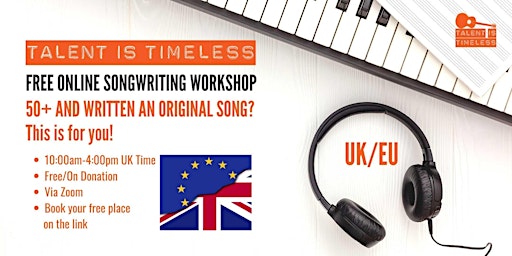 Online Songwriting Workshop - UK & EU + Premium