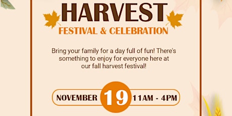 Harvest Festival & Celebration